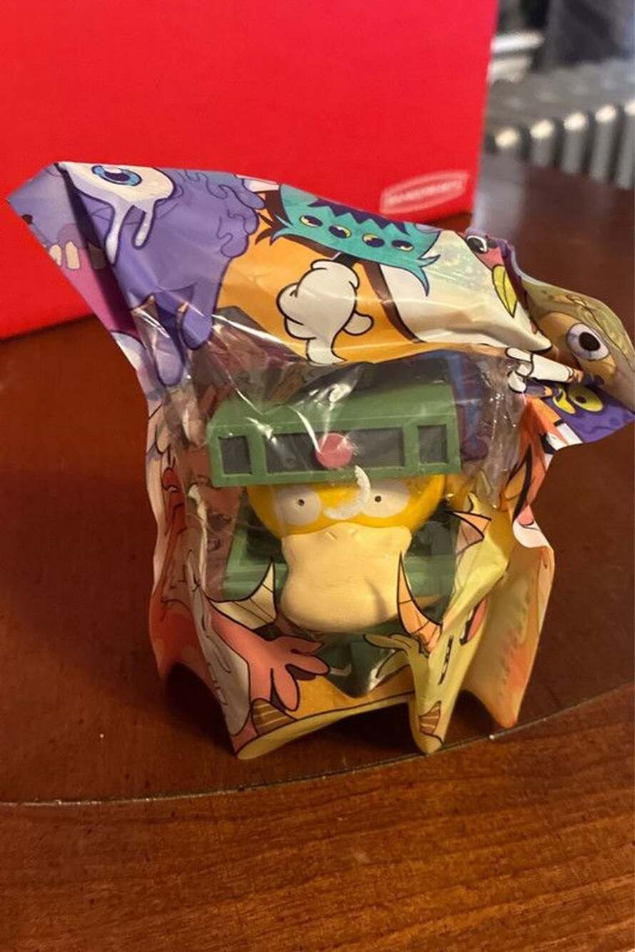 New blind bag Pokemon psyduck figure crossover with gundham gear